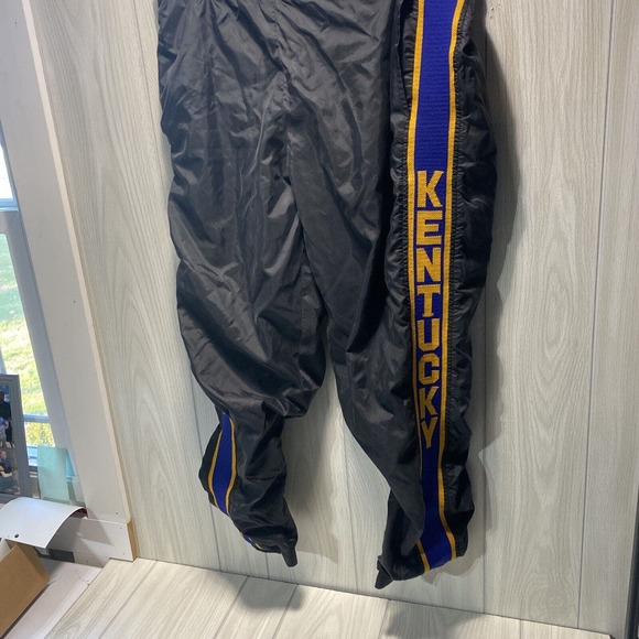 Vtg Track Pants Kentucky Wildcat Nylon Windbreaker Leg Zip Medium - Picture 3 of 8